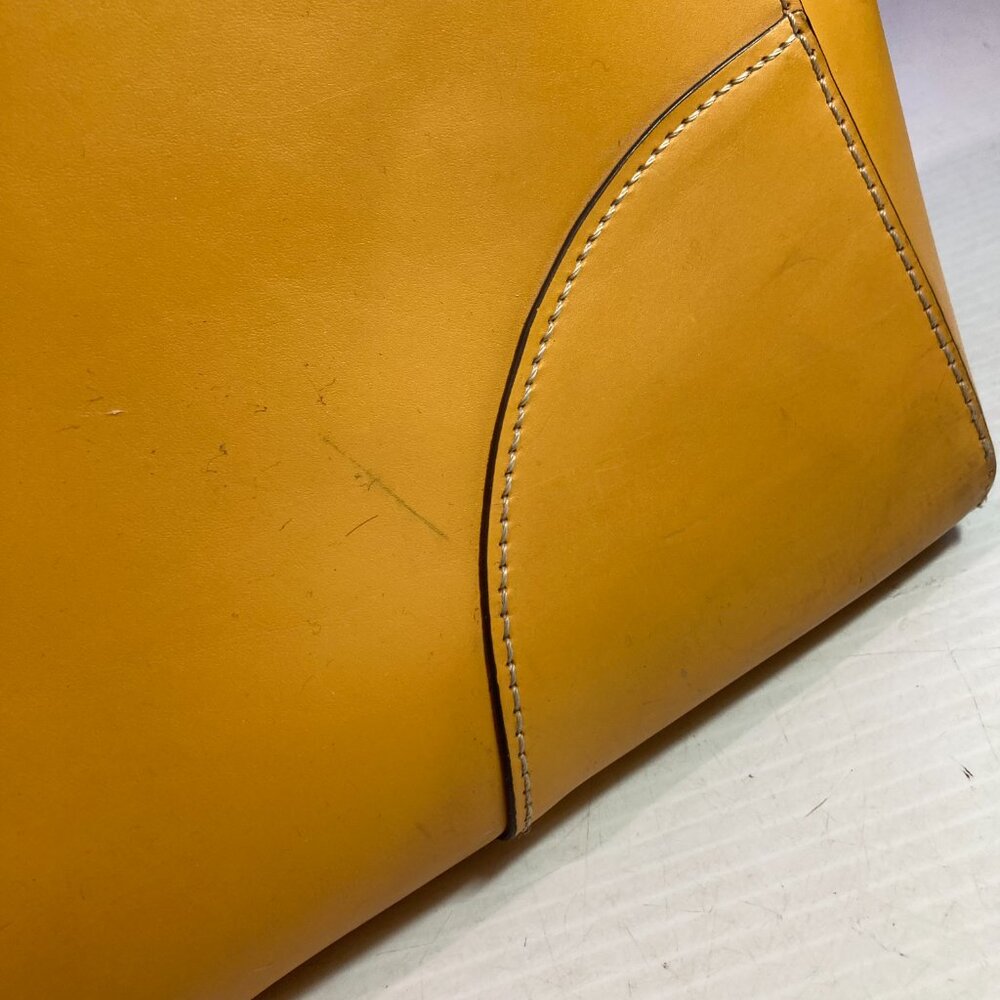 DOONEY & BOURKE Beacon Zip Tote Dandelion Yellow European Vacchetta Leather - Picture 11 of 16